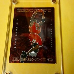2000 Upper Deck Michael Jordan History's Heros Foil Card